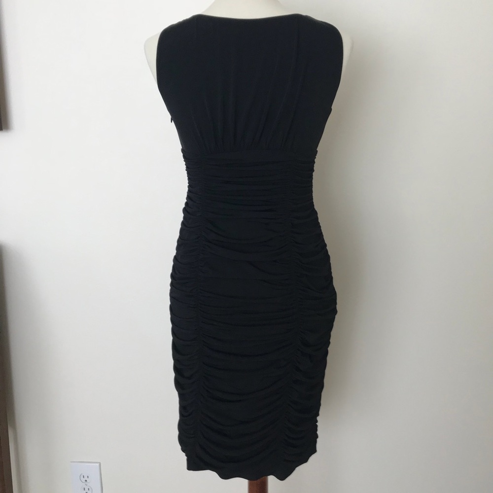 Calvin Klein ruched Black dress - Picture 5 of 8